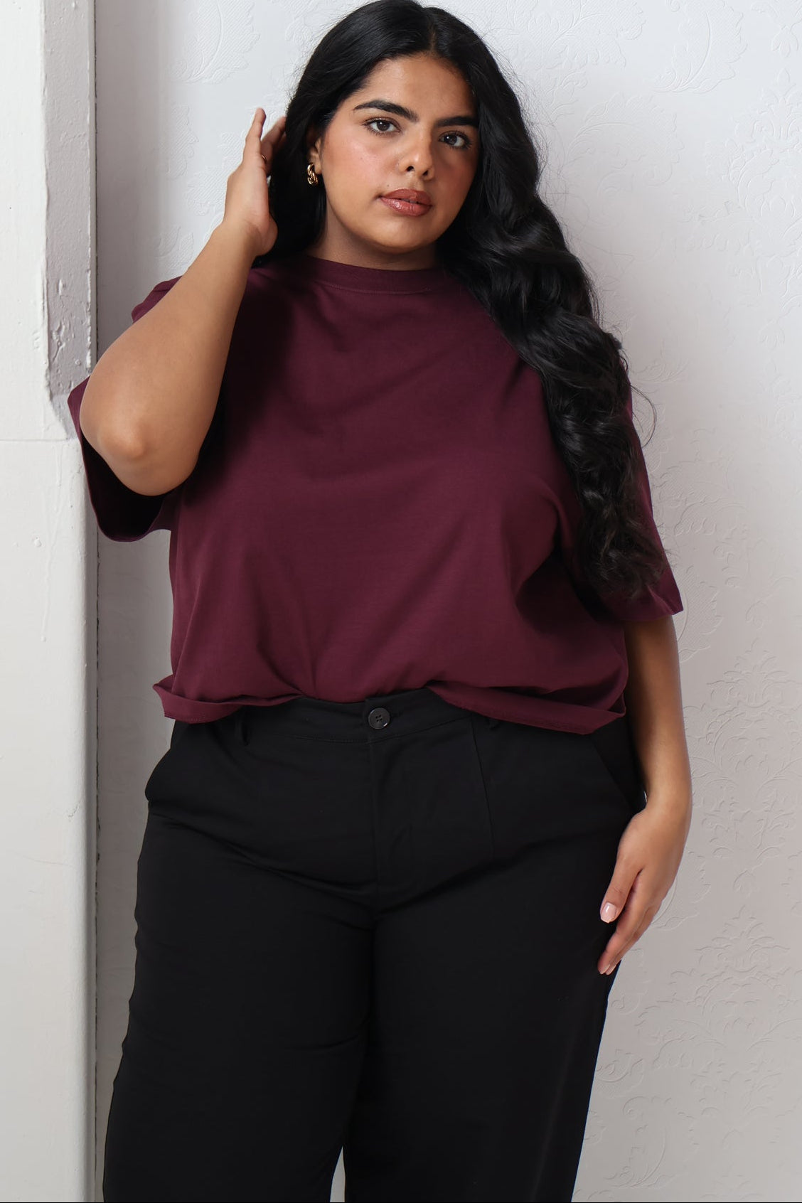 BRUNETTE THE LABEL Oversized Boxy Tee (XS-3X)