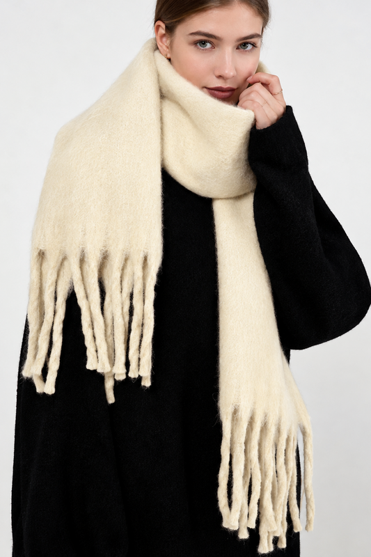 Cream Scarf
