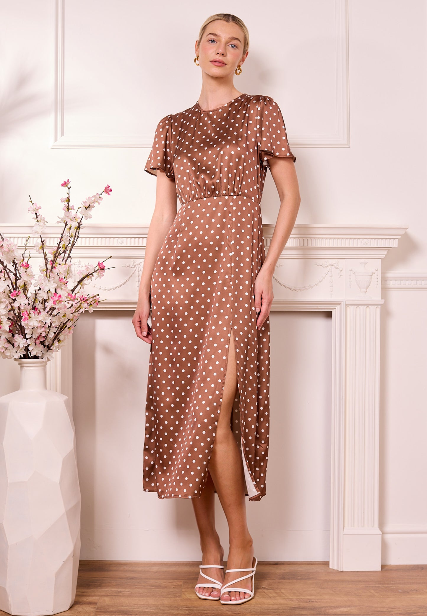 Janzur Polka Dot Dress