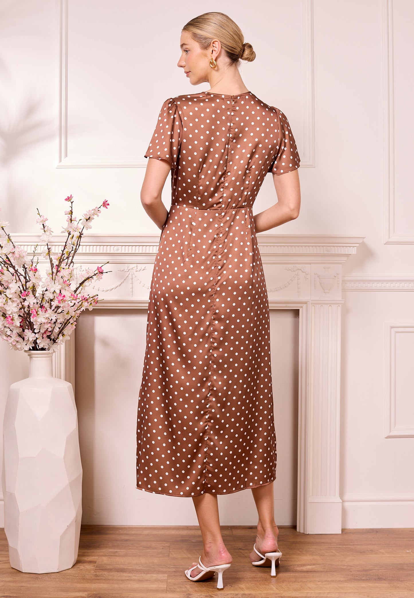 Janzur Polka Dot Dress