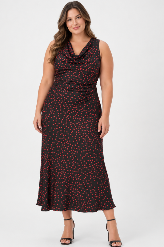 Polka Dot Slip Dress (6-22)