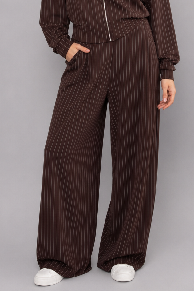 Mauritz Scuba Knit Striped Pant