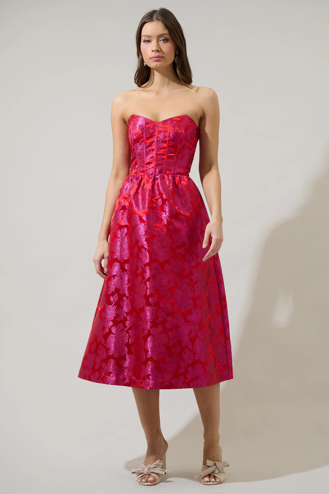 Duson Bustier Midi Dress