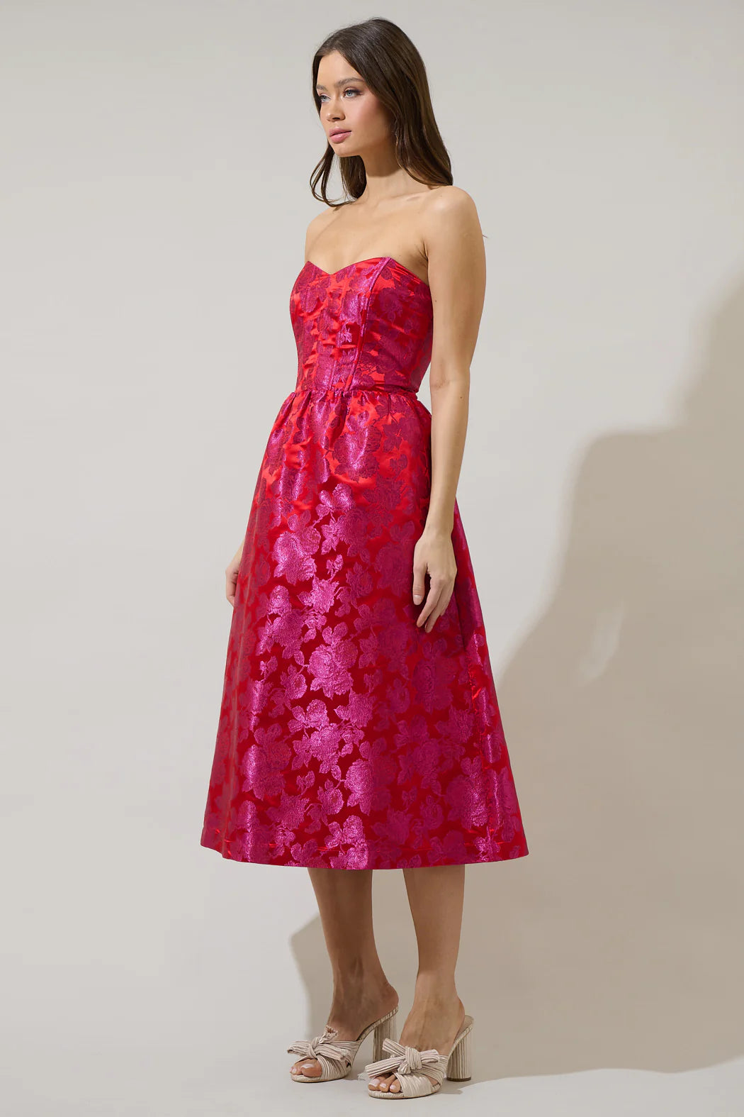 Duson Bustier Midi Dress