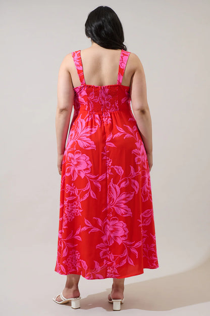 Bary Floral Maxi Dress (XS-3X)