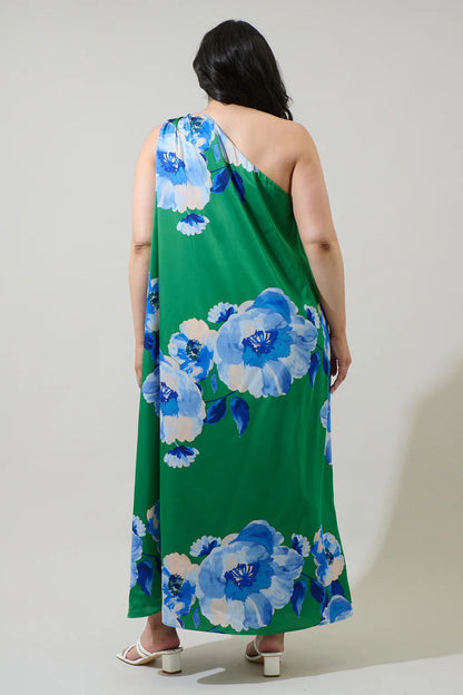 CURVE Glena One Shoulder Maxi Dress