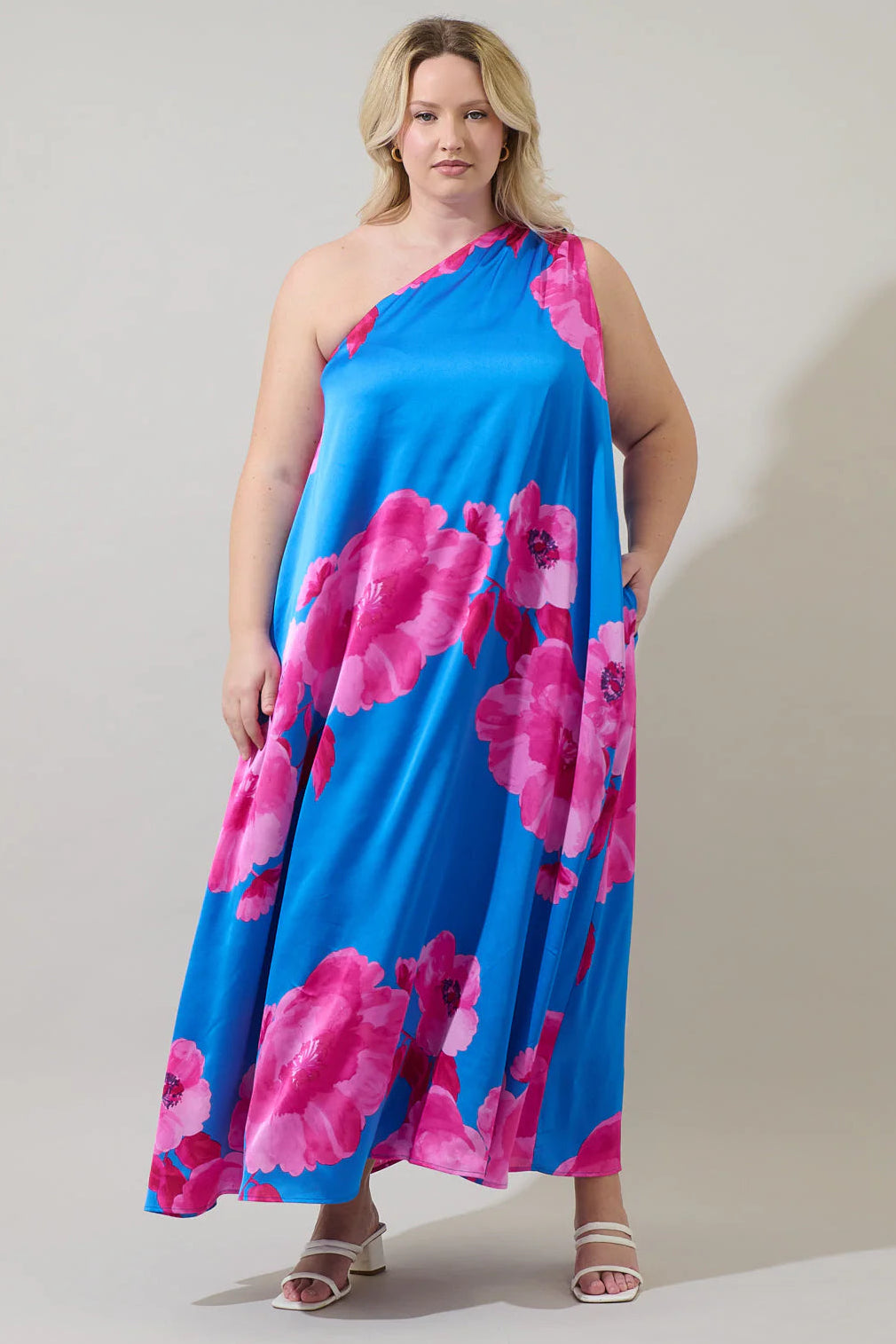 CURVE Glena One Shoulder Maxi Dress