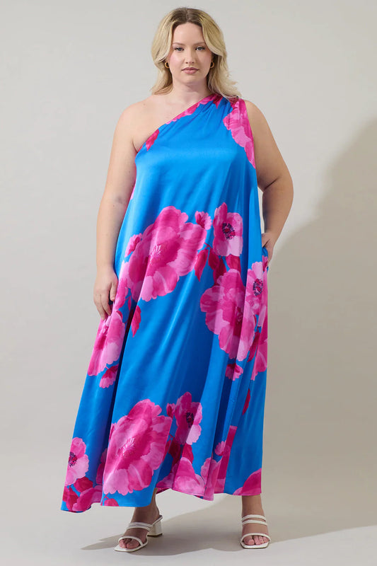 CURVE Glena One Shoulder Maxi Dress