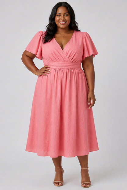 CURVE Coral Fit and Flare