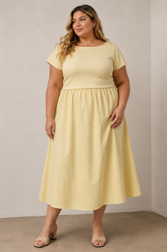 CURVE T-Shirt Midi Dress