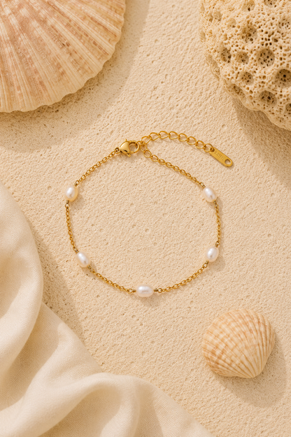 Satellite Pearl Bracelet