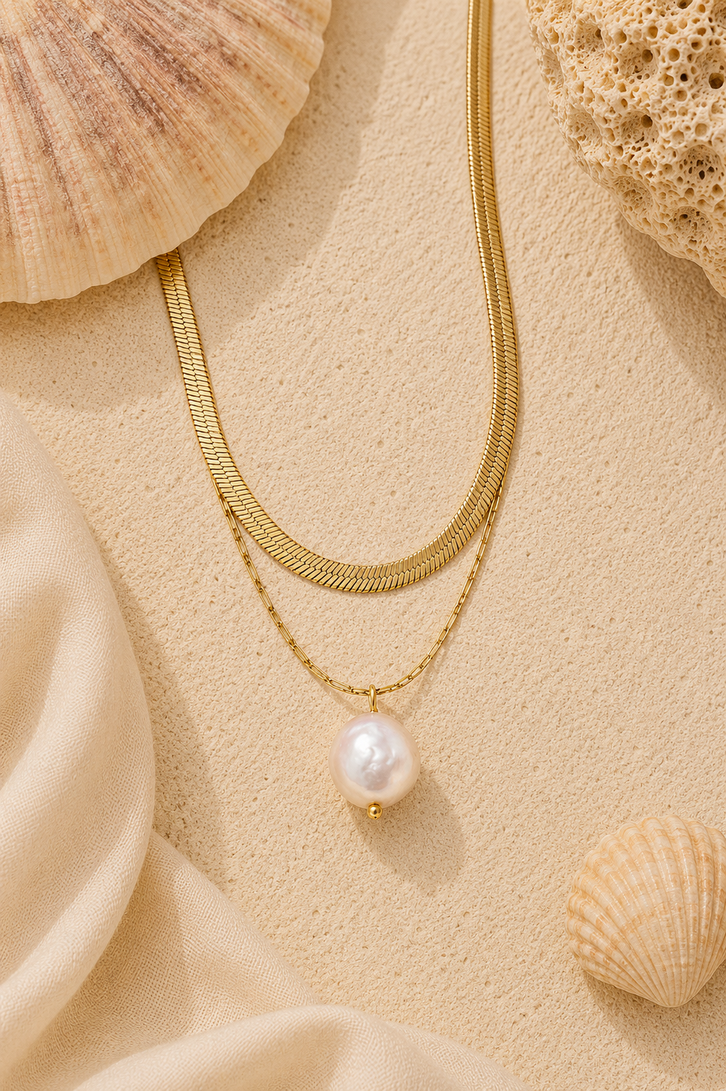 Pearl Layered Necklace