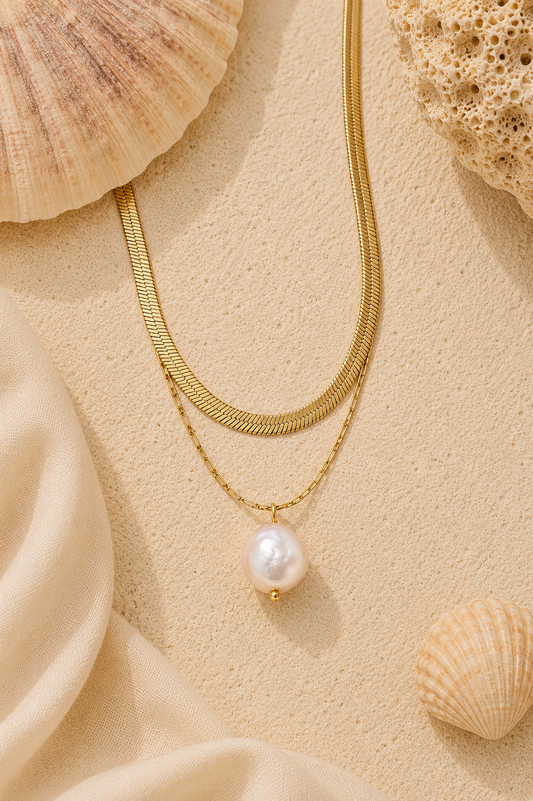 Pearl Layered Necklace