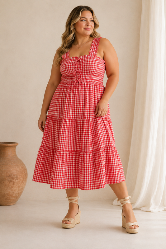 Plus size red gingham dress
Winnipg dresses
Canada Plus Sizes
Plus size clothing winnipeg
