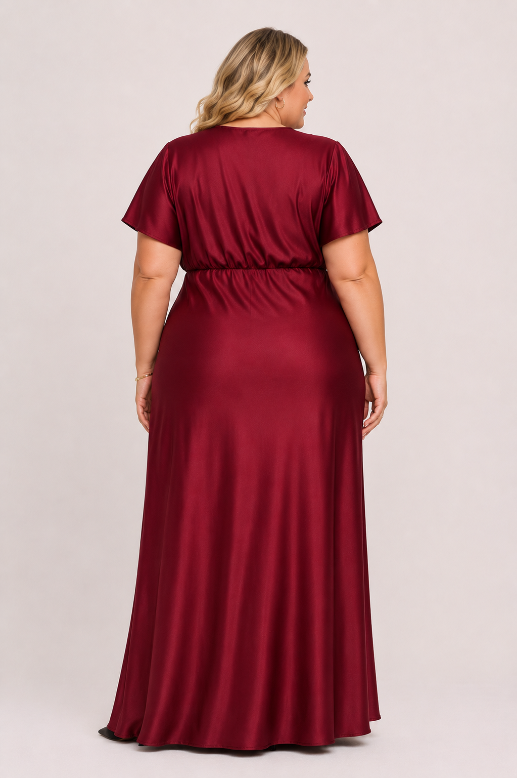 CURVE Satin Maxi Dress