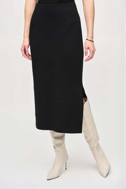 Luxe Knit Midi Skirt (M-XXL)