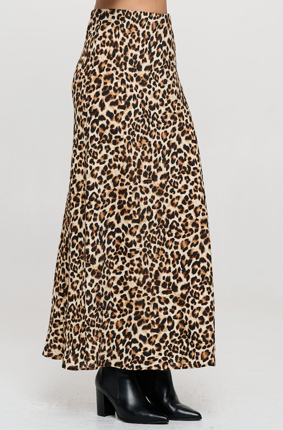 Leopard Slip Skirt (S-3X)