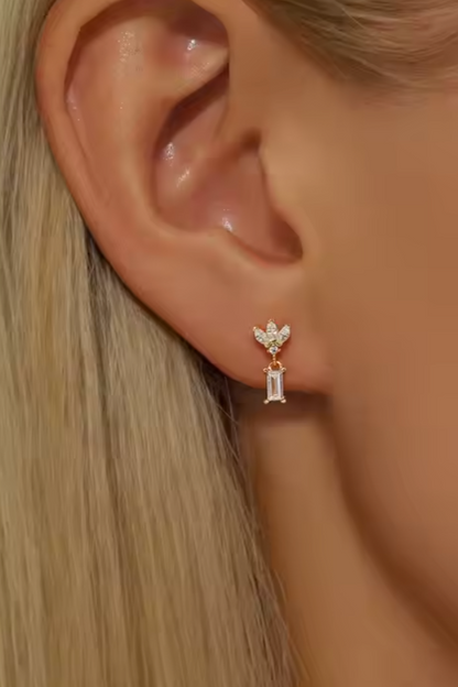 Mini Crystal Drop Earring