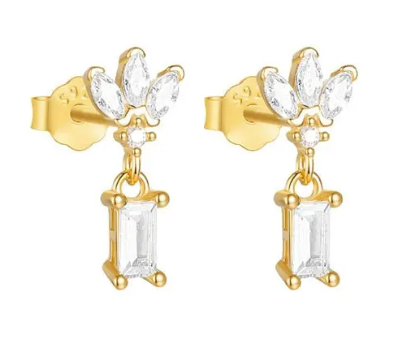 Mini Crystal Drop Earring