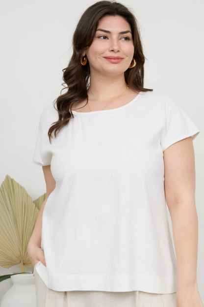 CURVE Linen Tee