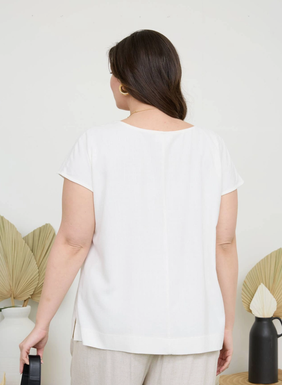 CURVE Linen Tee