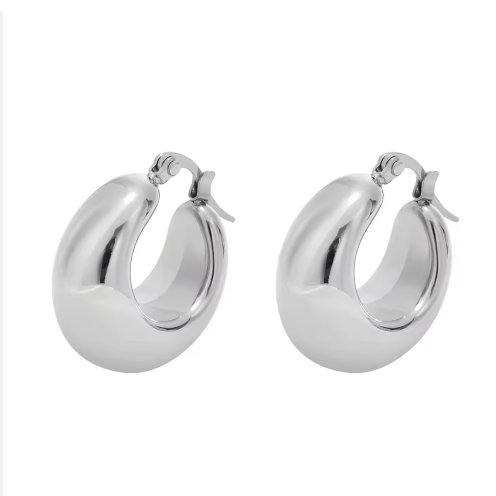 Hollow Chunky Hoop
