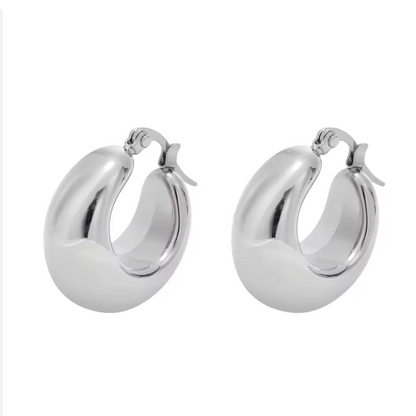 Hollow Chunky Hoop