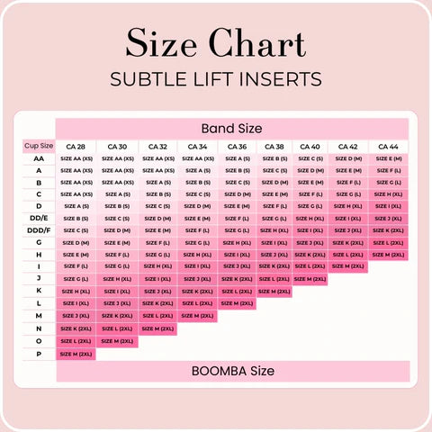 BOOMBA Subtle Lift Inserts