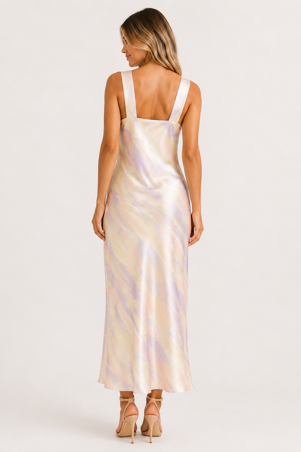 Pastel Sunset Slip Dress