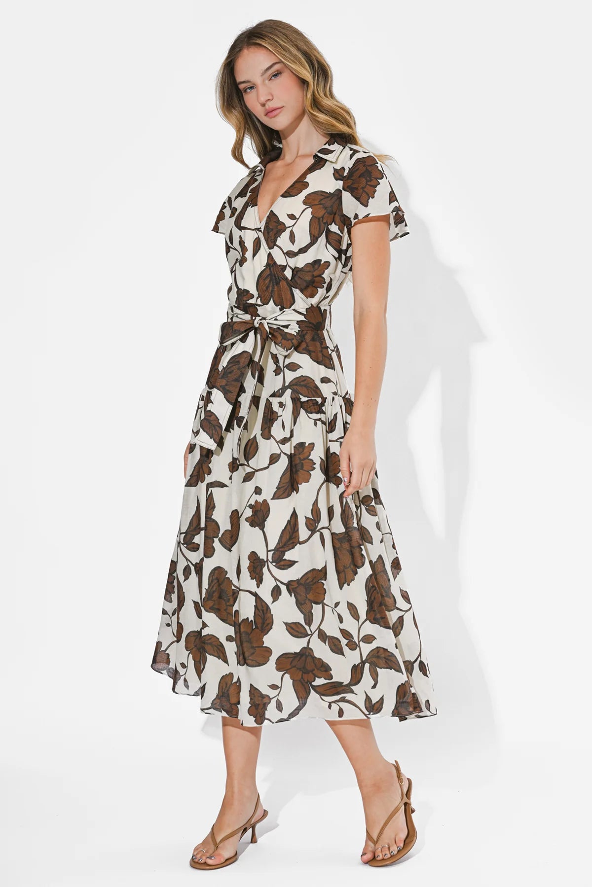 Taylor Floral Midi Dress