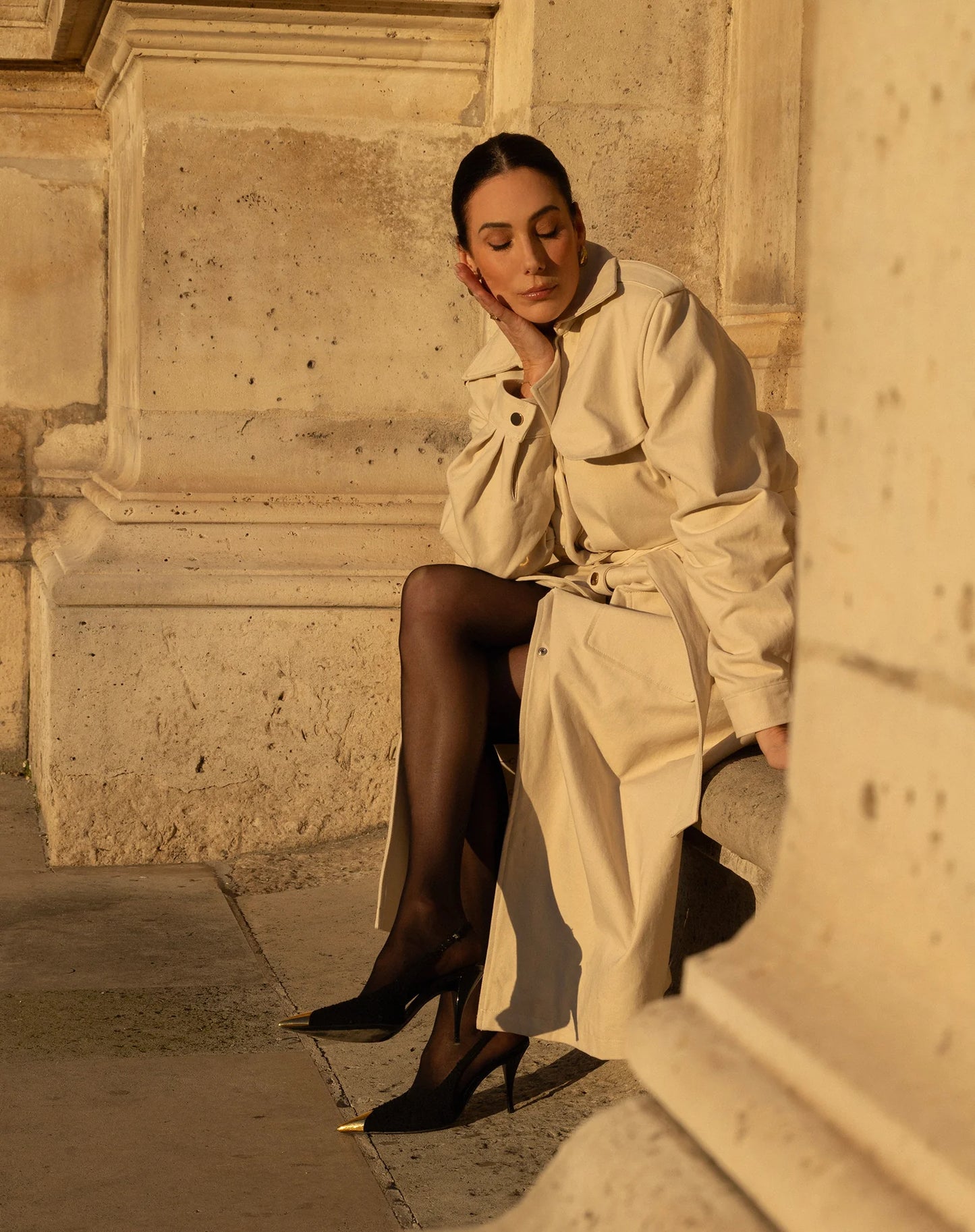 Brunette The Label Trench