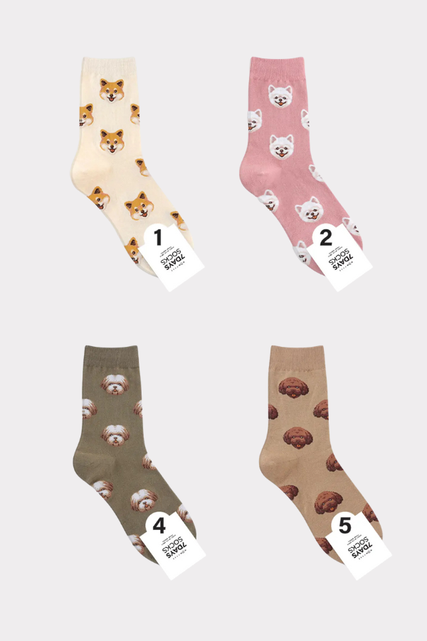 Dog Crew Socks (4 Colors)