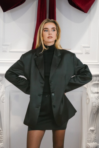 Satin Blazer (S-XXXL)