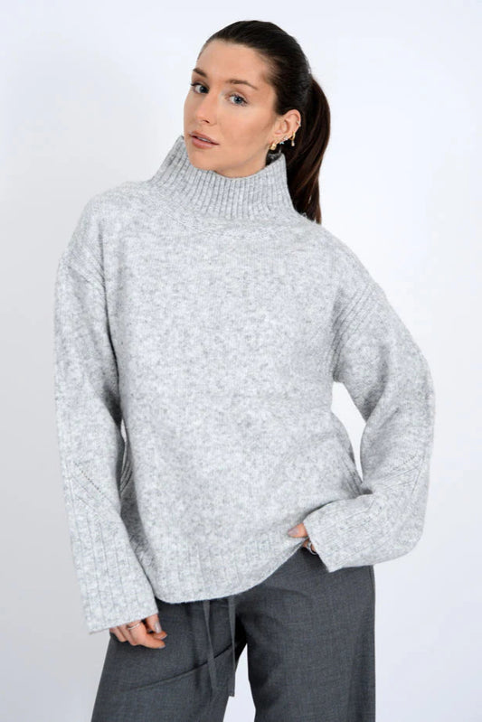 Licharyen Mock Neck Sweater