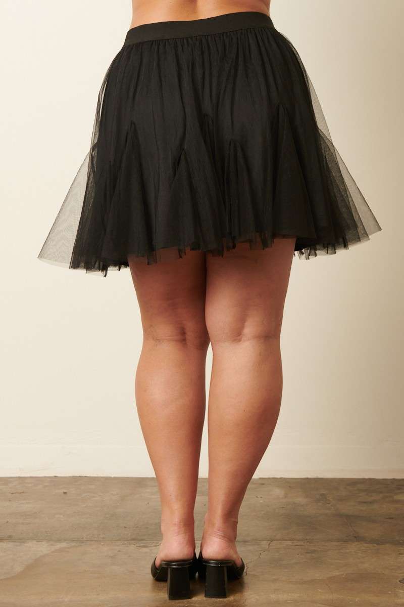 CURVE Tulle Mini Skirt