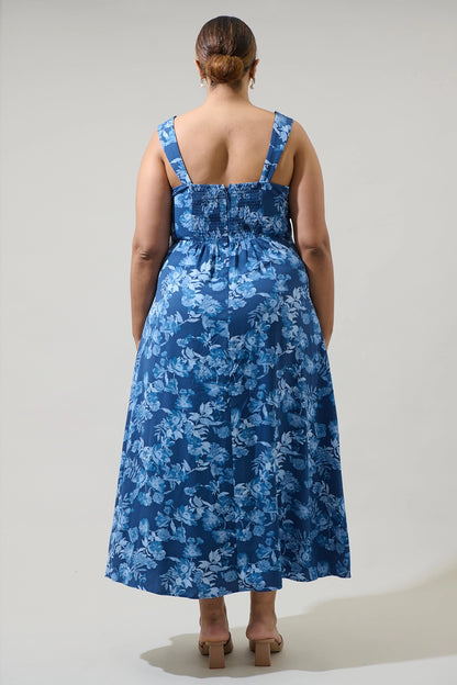 Bary Floral Maxi Dress (XS-3X)