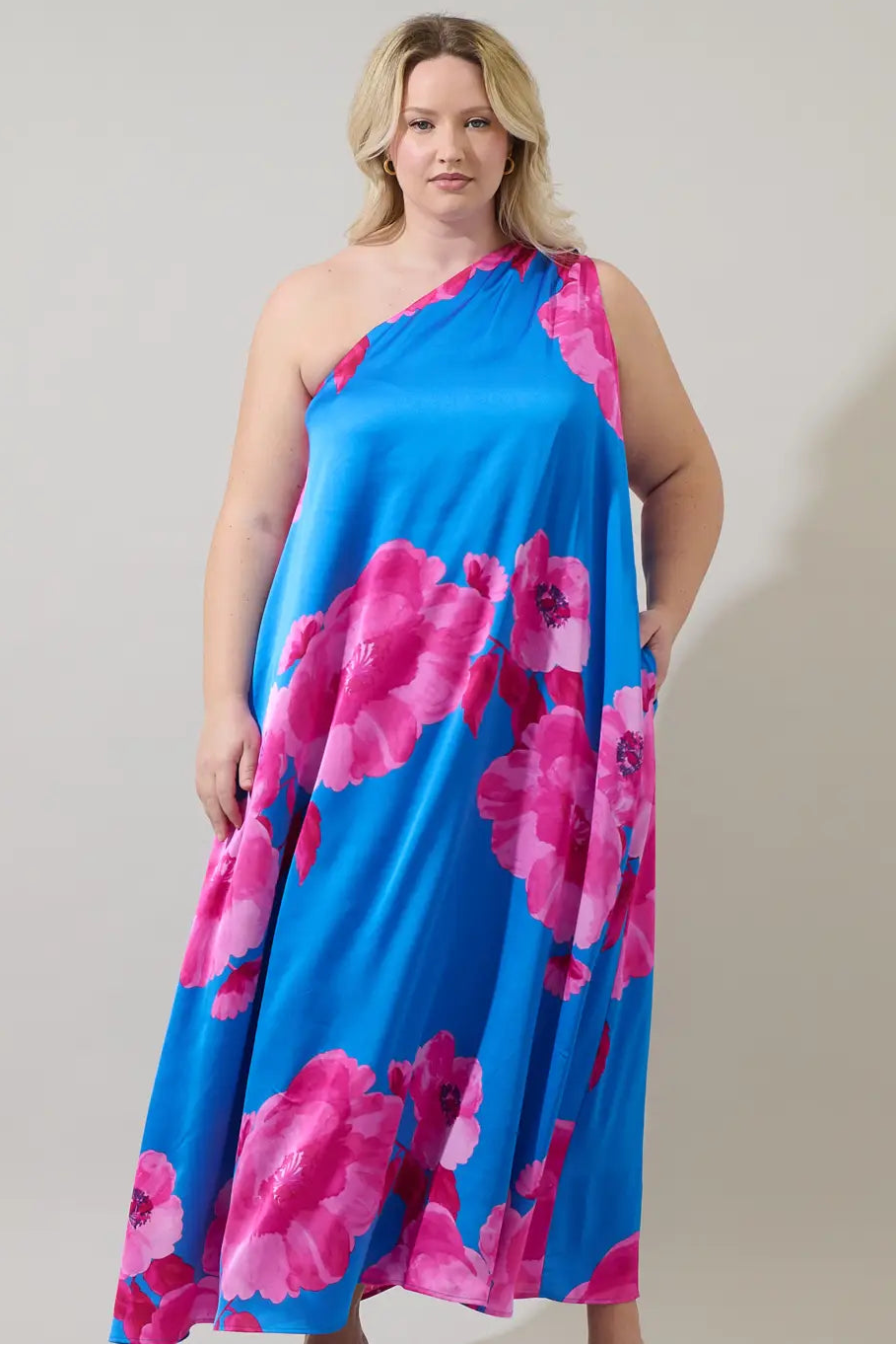 CURVE Glena One Shoulder Maxi Dress