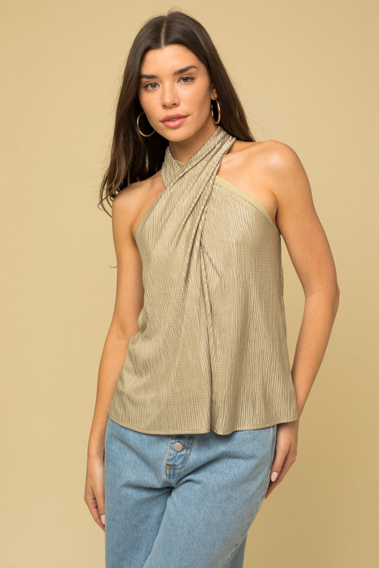 High Neck Textured Top (S-3X) – Valencia Boutique