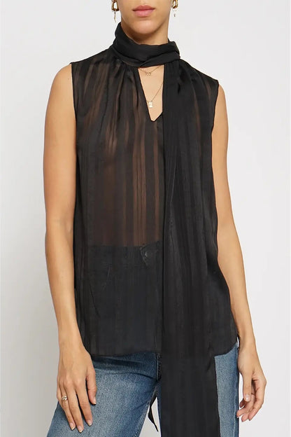 
Sheer tank, Going out top, date night top, Sleeveless blouse, tank for under blazer
