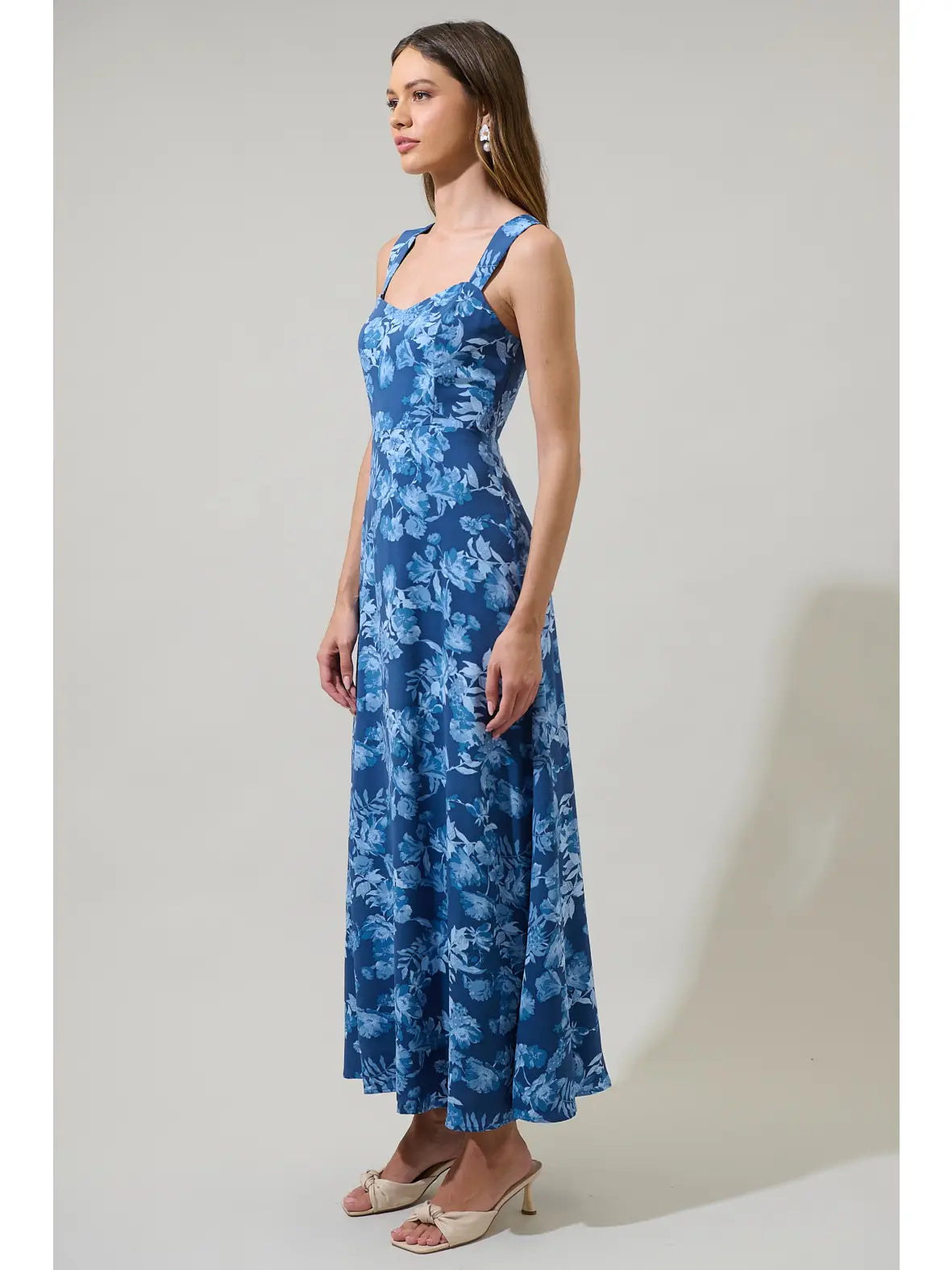Bary Floral Maxi Dress (XS-3X)