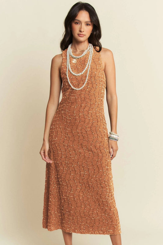 Lurex Midi Dress (S-3X)