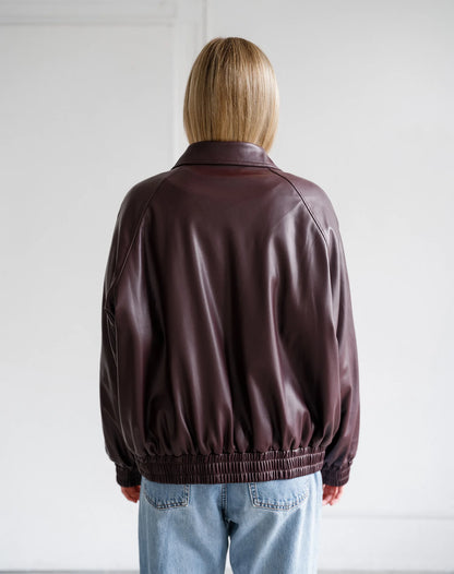 BRUNETTE THE LABEL Oversized Bomber (XS-3X)