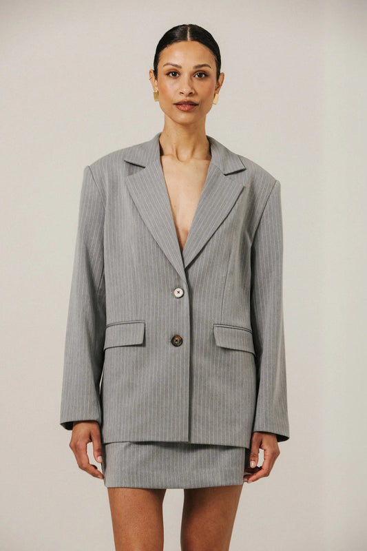 Pinstripe Blazer (XS-3X)