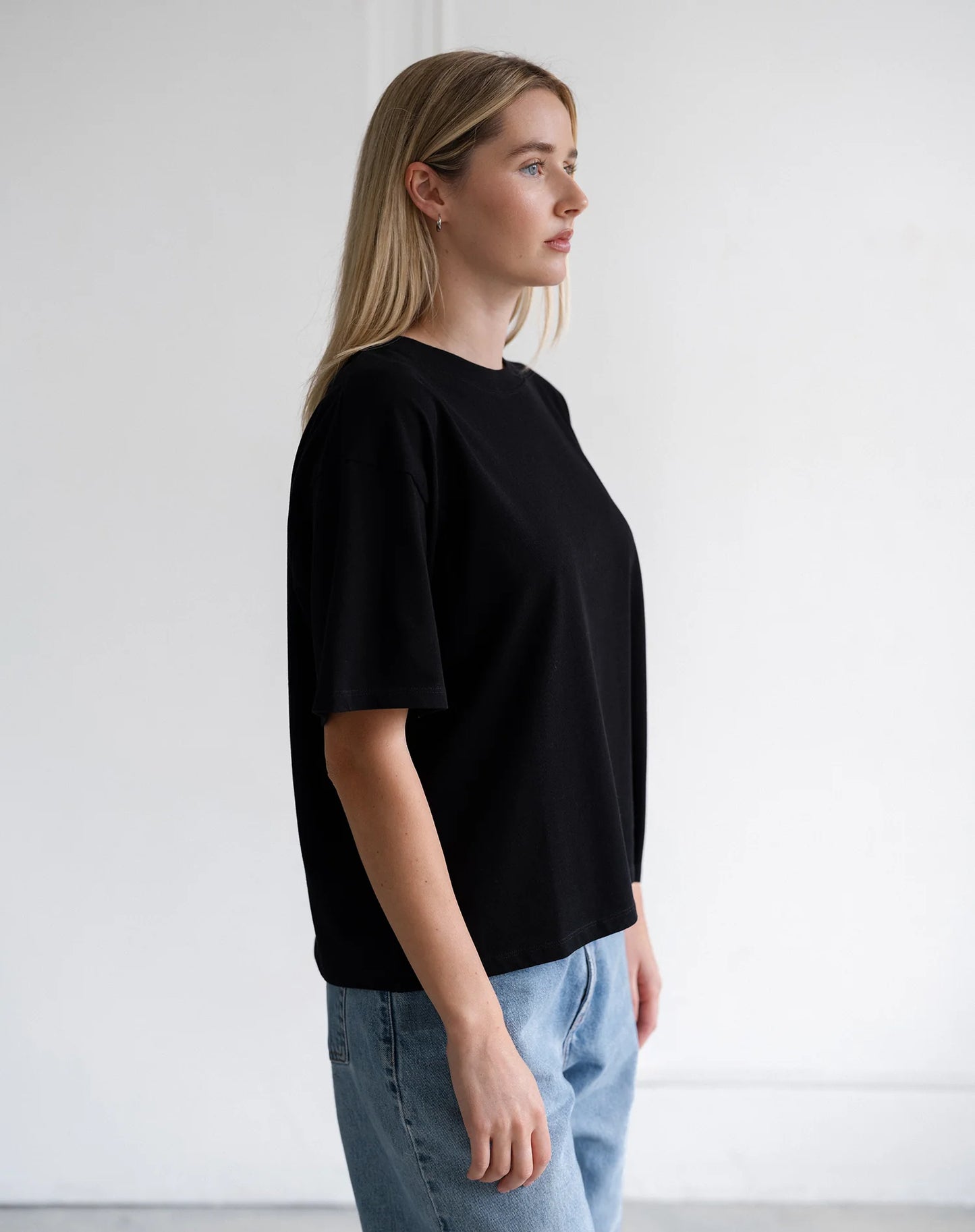 BRUNETTE THE LABEL Oversized Boxy Tee (XS-3X)