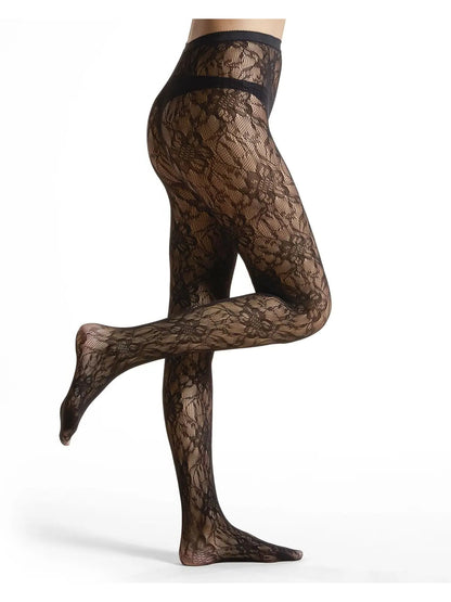 Floral Lace Pantyhose