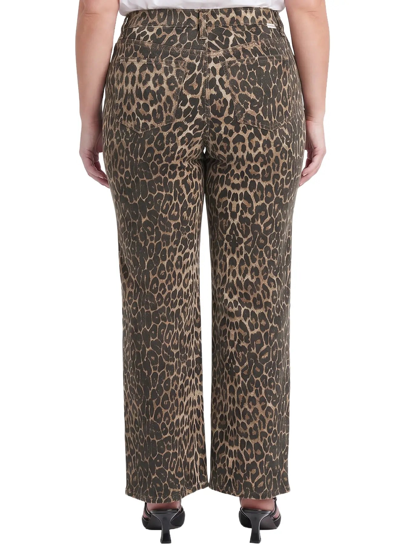 Leopard Straight Leg Jean (0-24W)