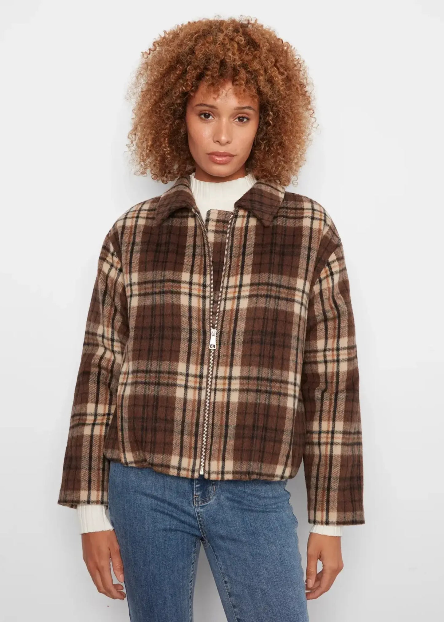Charlie Plaid Bomber Jacket