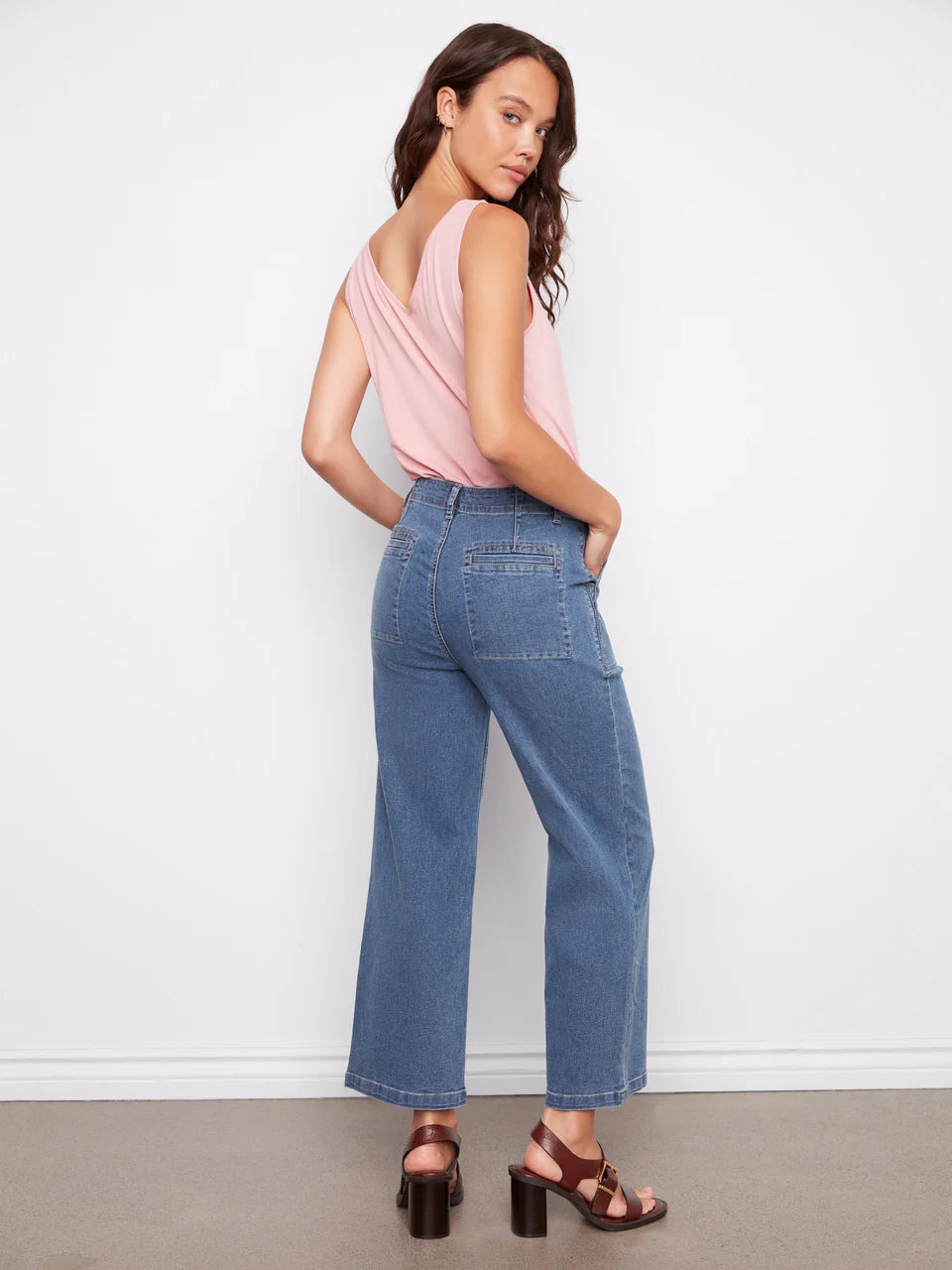 Wide Leg Cropped Jean (0-18)