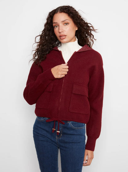 Hooded Zip Up Sweater Jacket (S-XXL)