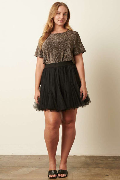 CURVE Tulle Mini Skirt